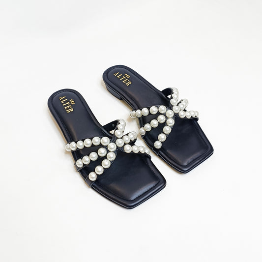 T shaped Pearl Flats