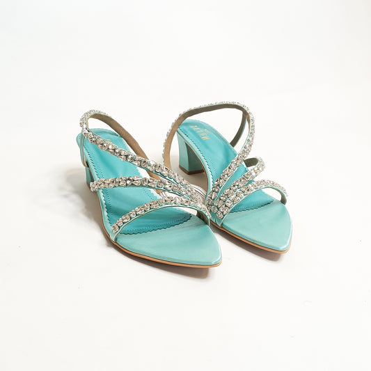 Kiara Embellished Block Heels