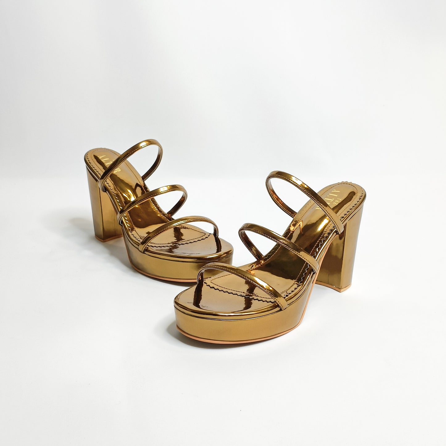 Diva Strappy Platform Block Heels