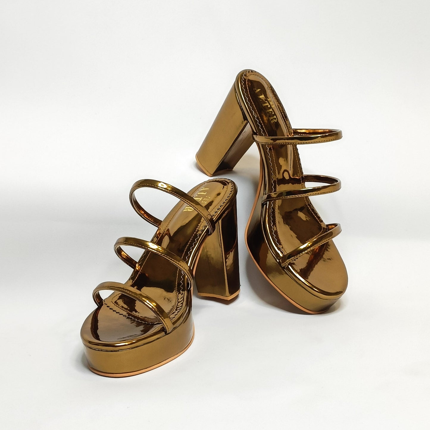 Diva Strappy Platform Block Heels