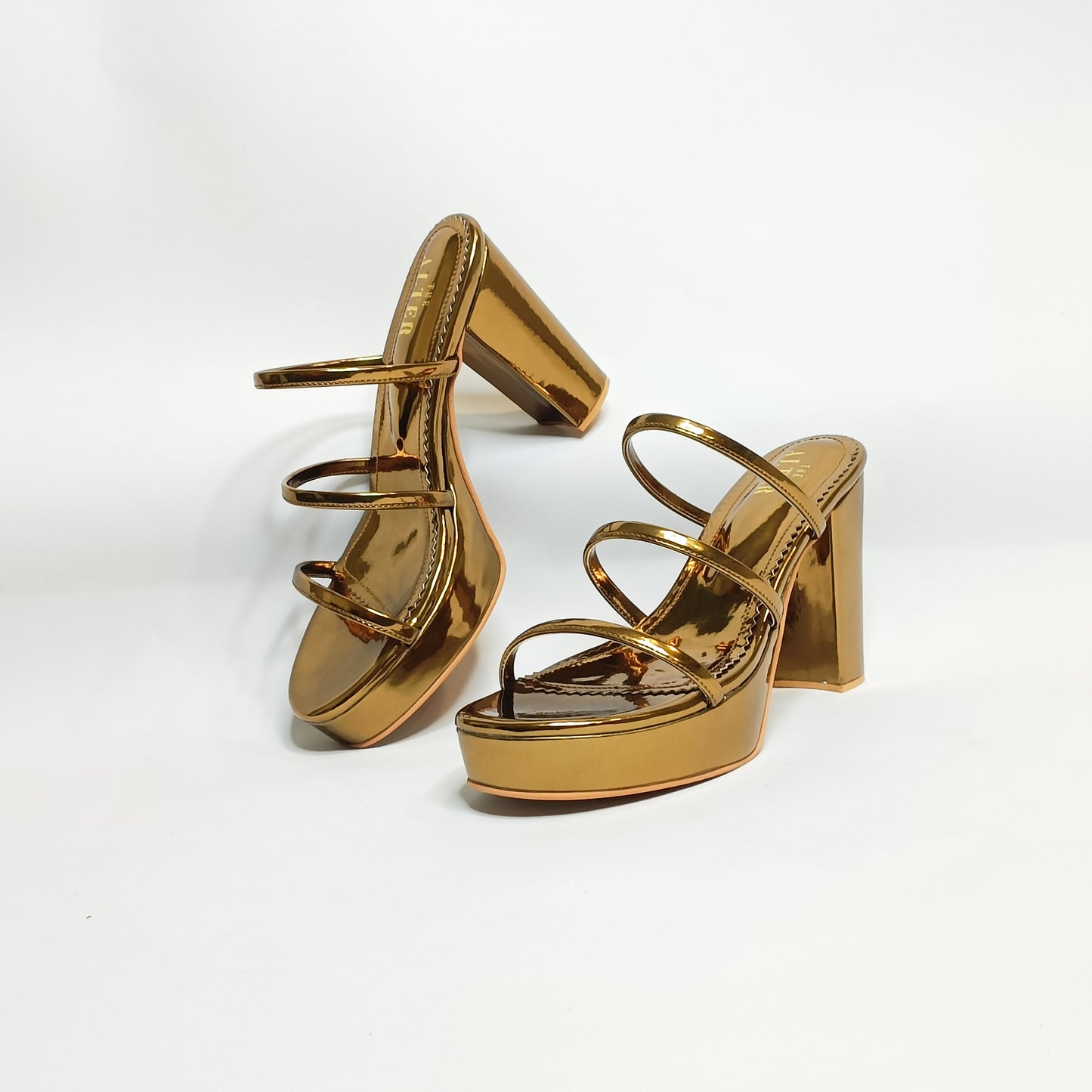 Diva Strappy Platform Block Heels