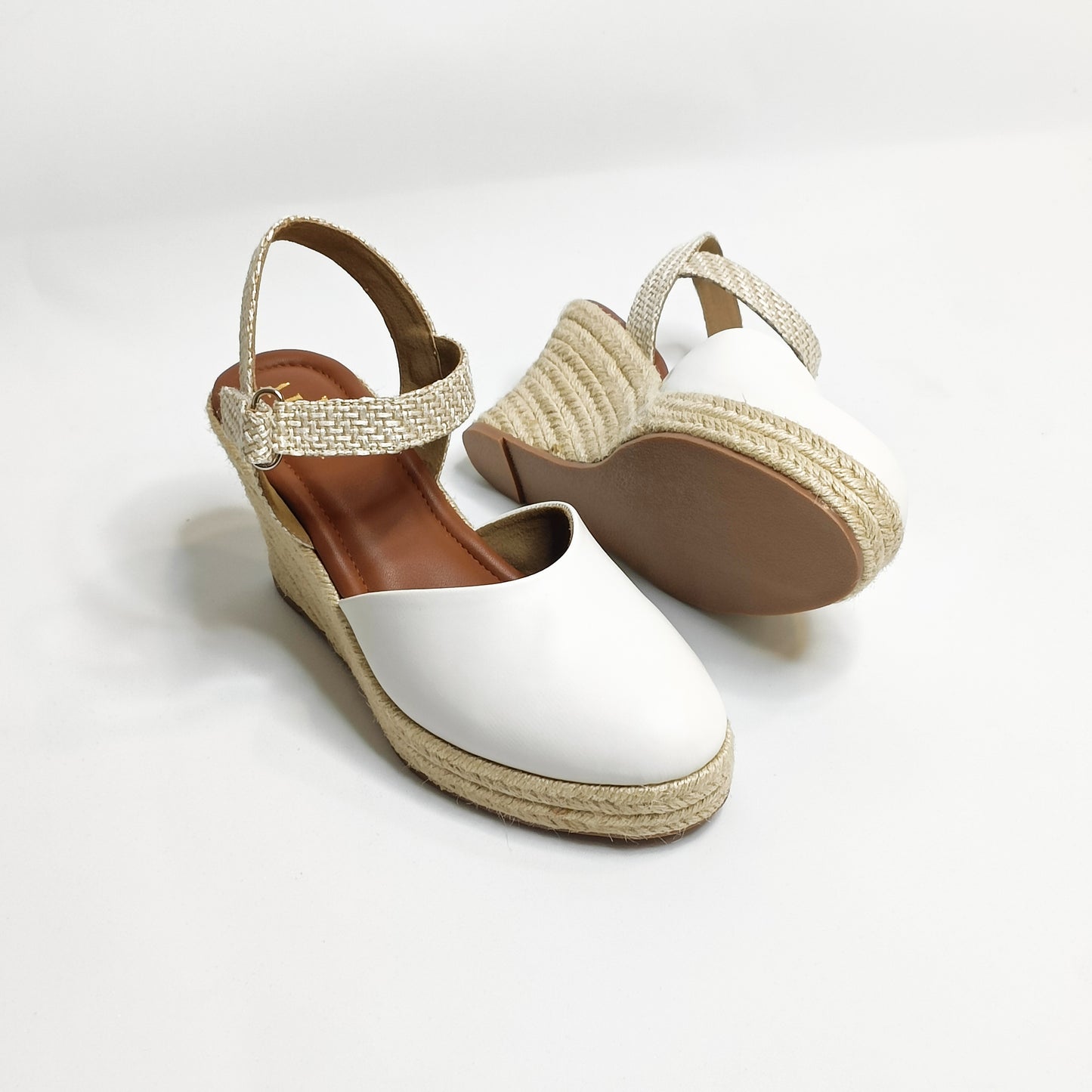 Slingback Jute Wedges