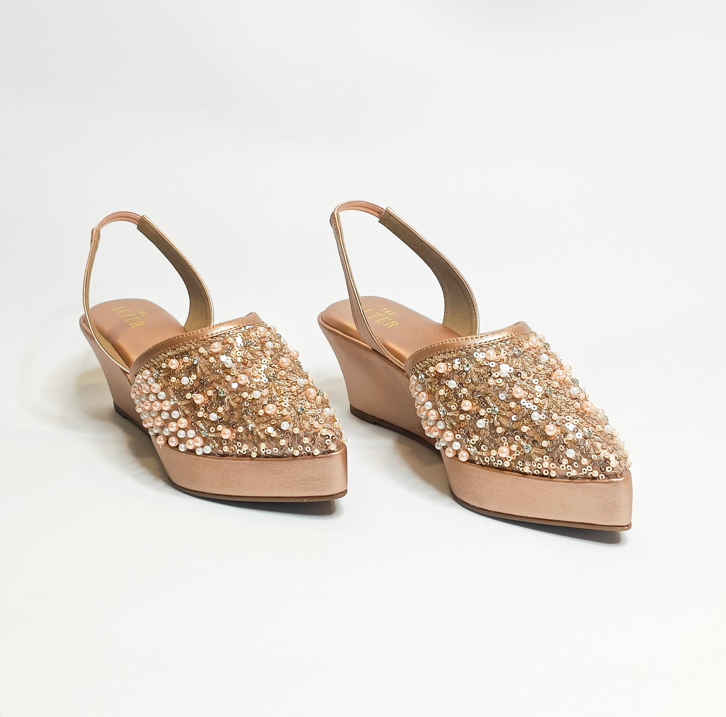 Amara Embellished Wedges