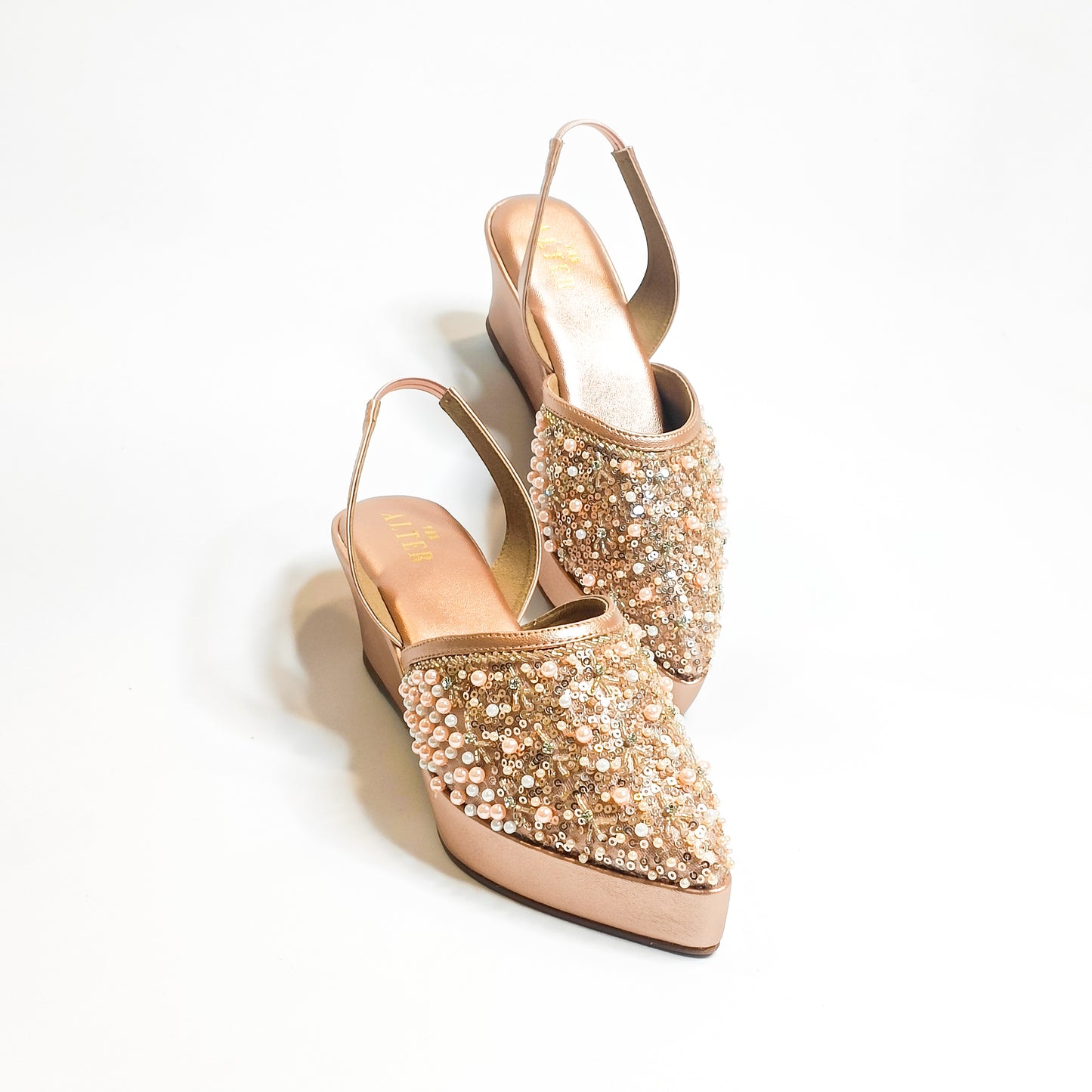 Amara Embellished Wedges