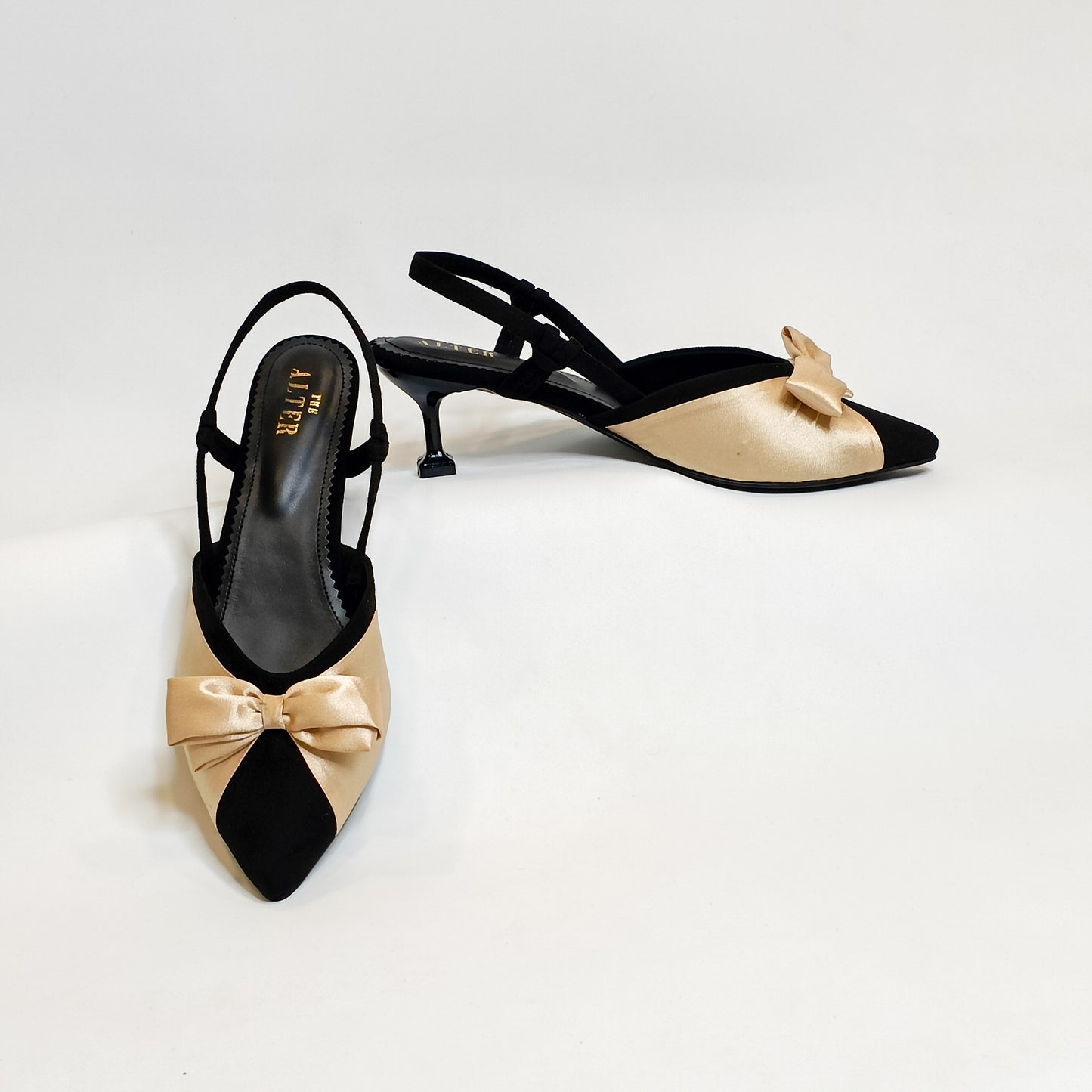 Betsy Satin Bow Pumps