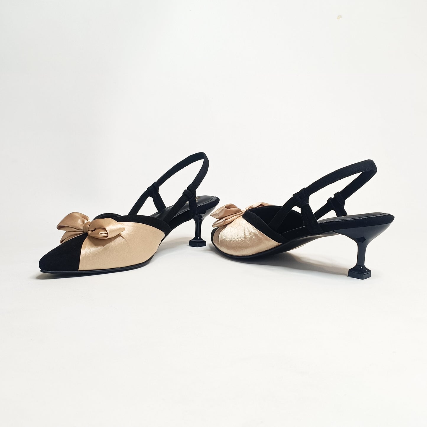 Betsy Satin Bow Pumps