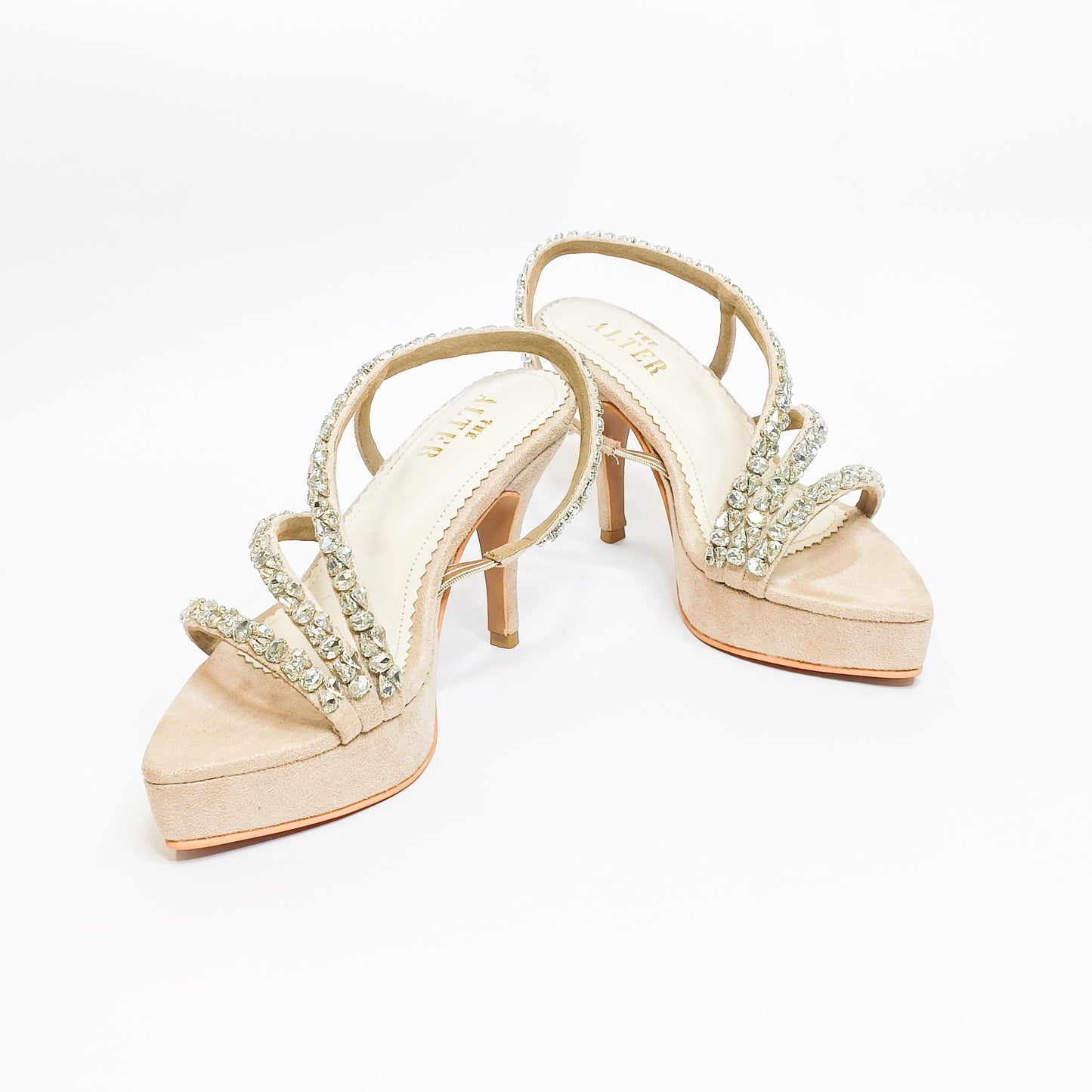 Kiara Embellished Platform Stilettos