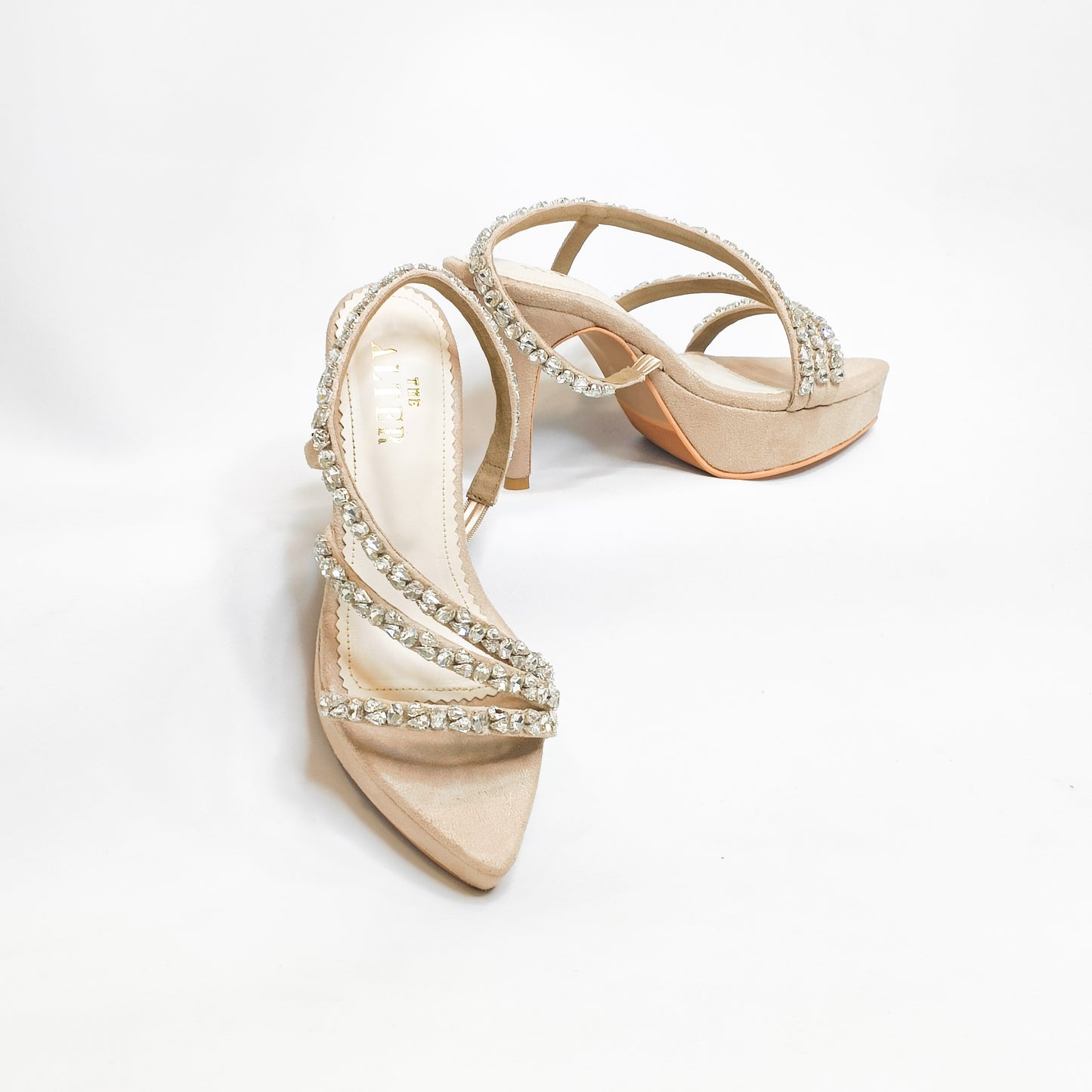 Kiara Embellished Platform Stilettos