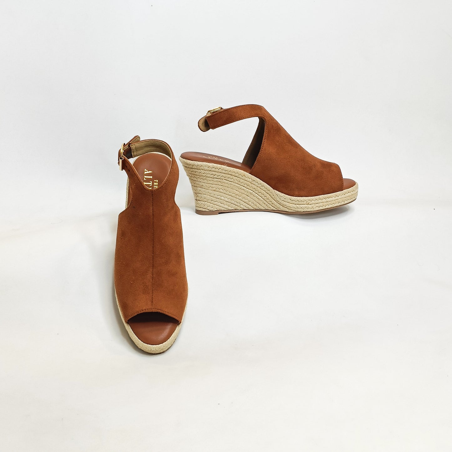 Peep Toes Jute Wedge