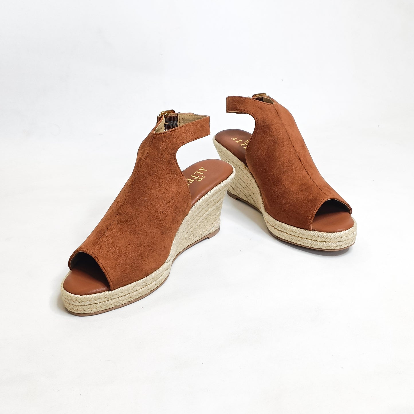 Peep Toes Jute Wedge