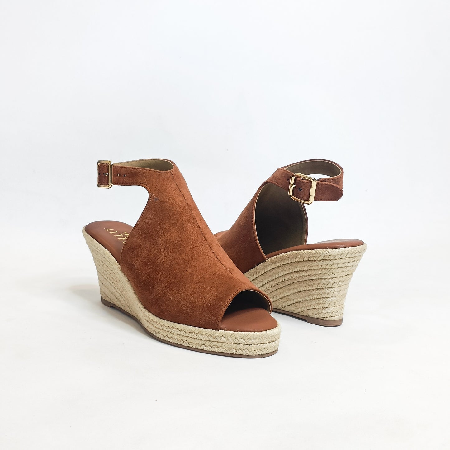 Peep Toes Jute Wedge