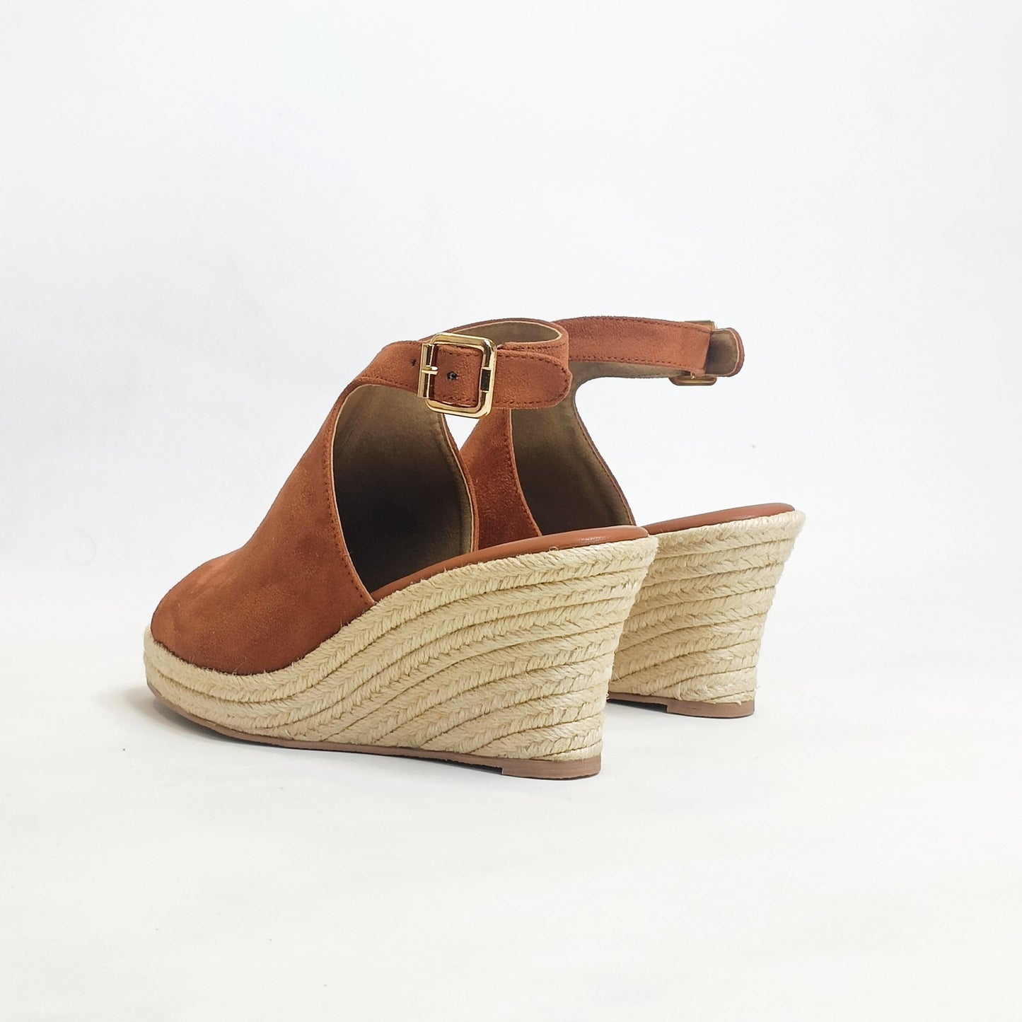 Peep Toes Jute Wedge