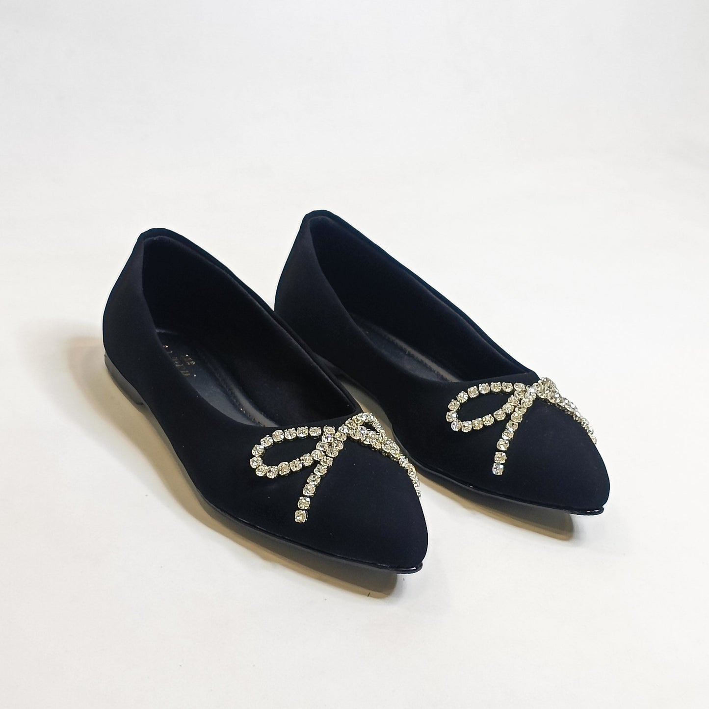 Embellished Bow Ballerinas