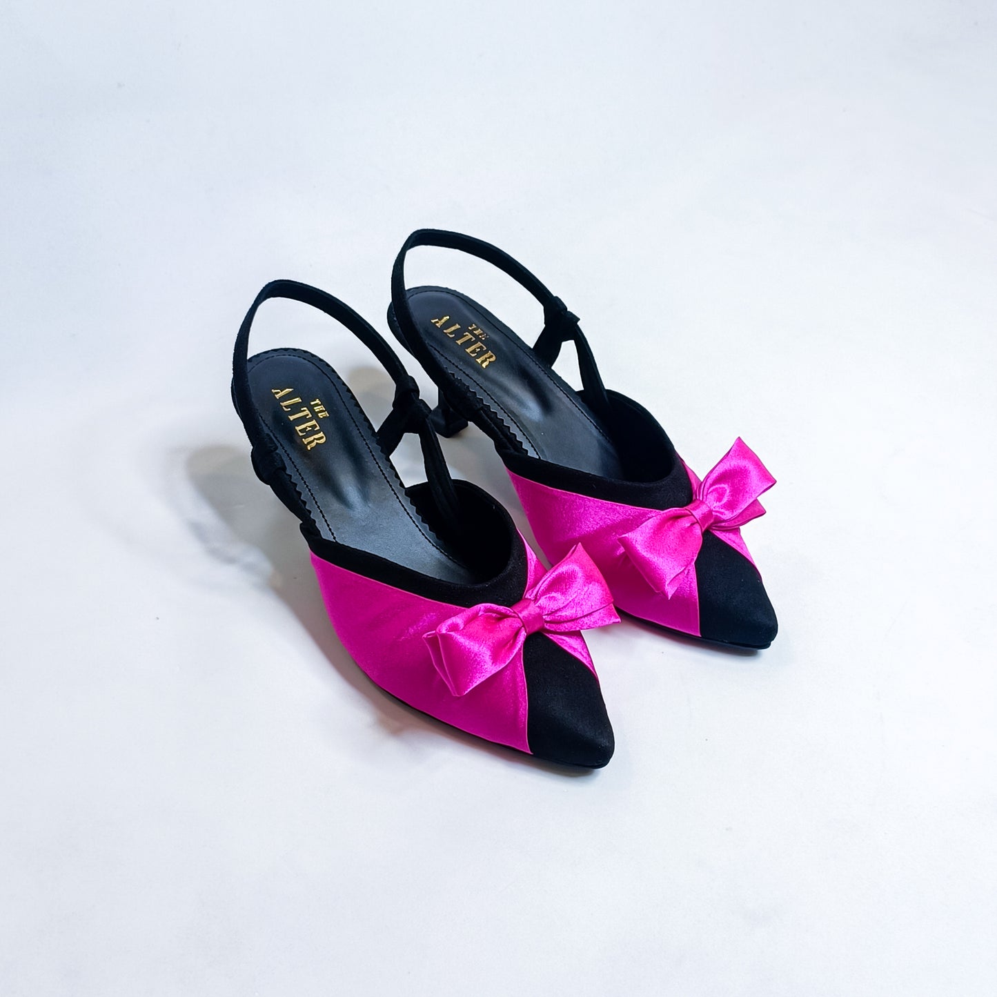 Betsy Satin Bow Pumps