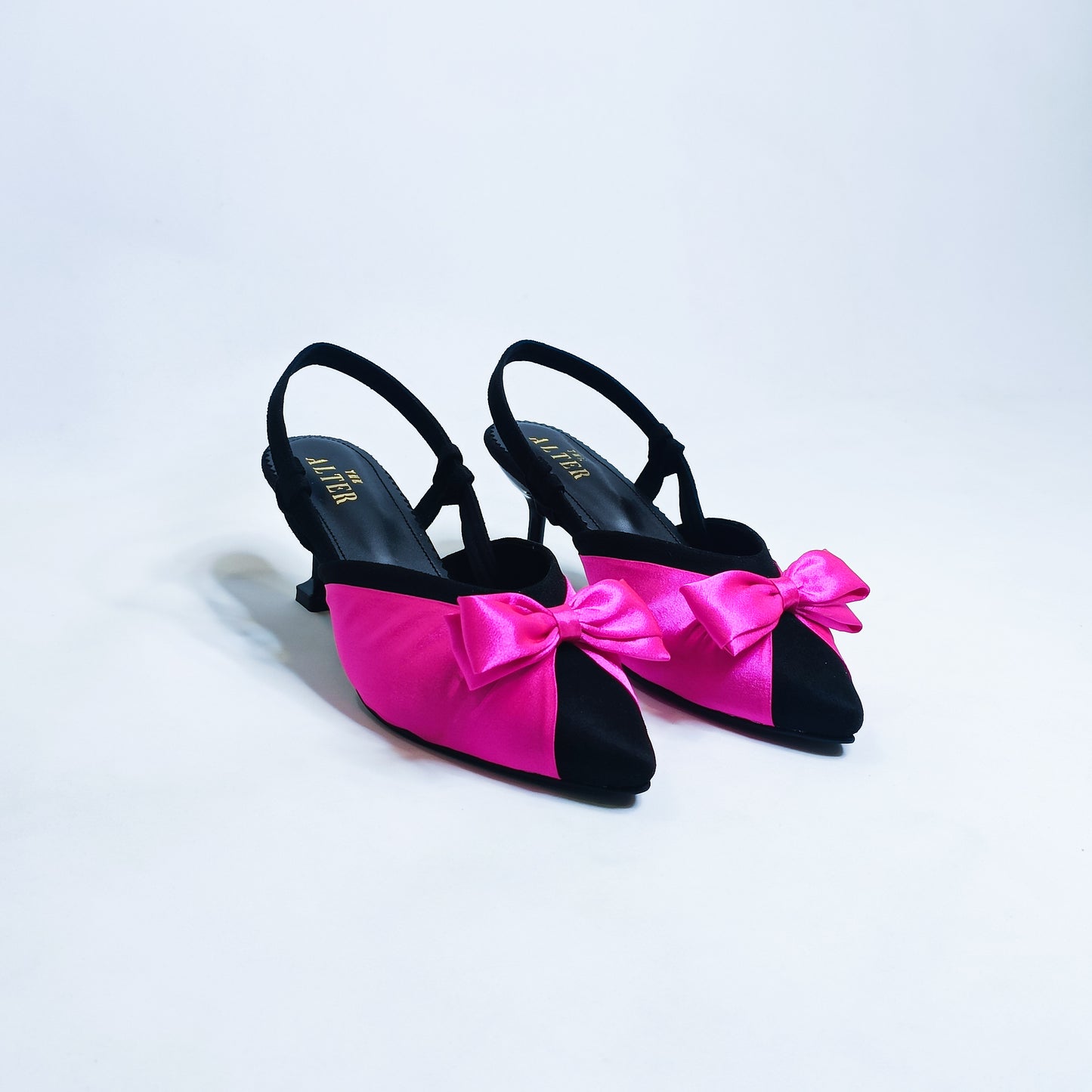 Betsy Satin Bow Pumps