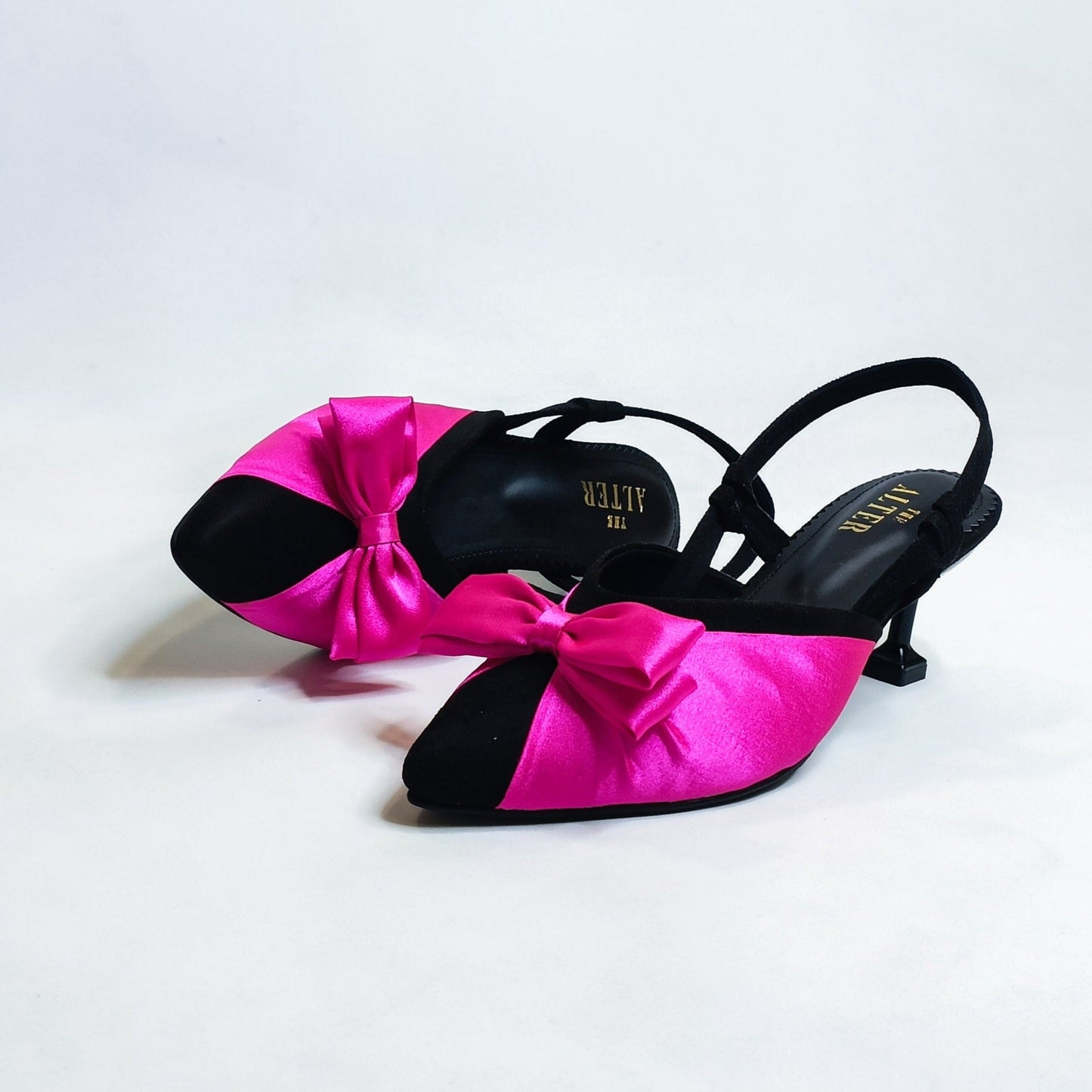 Betsy Satin Bow Pumps