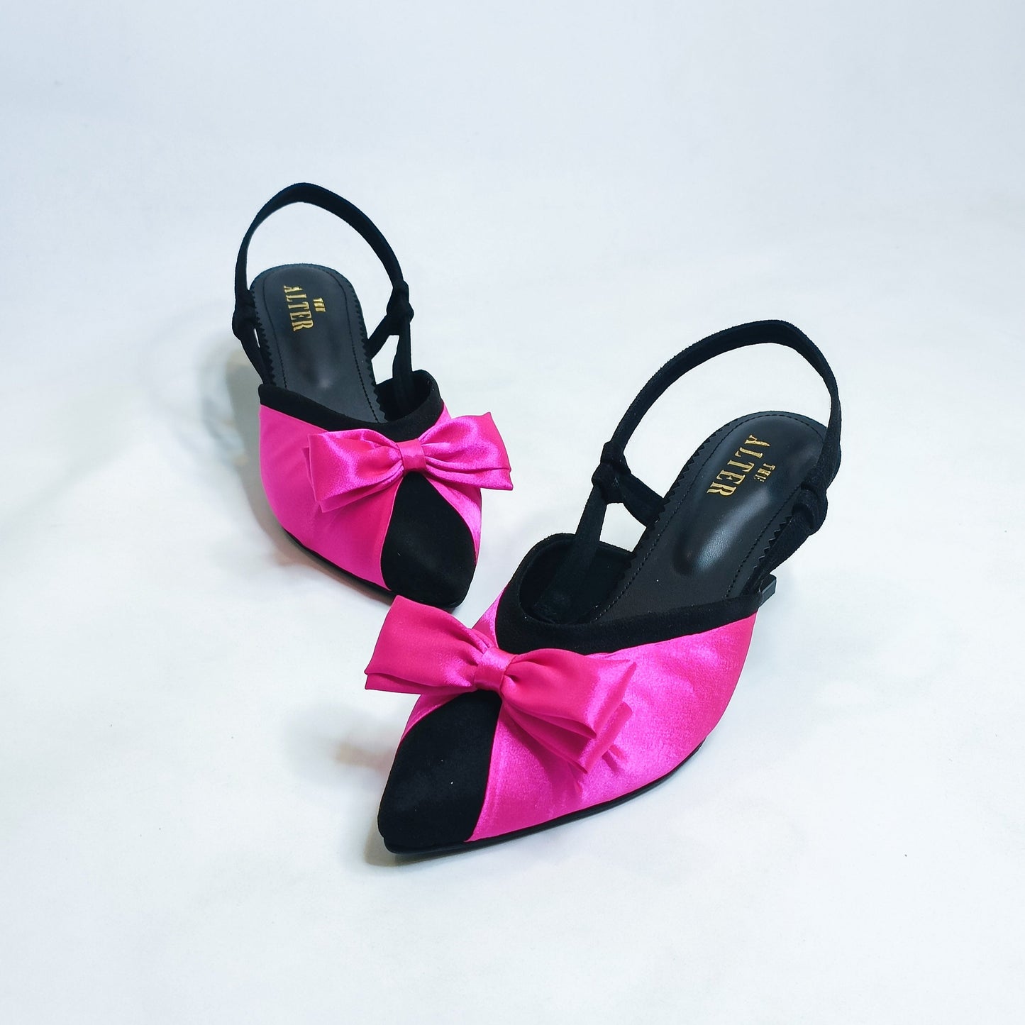 Betsy Satin Bow Pumps