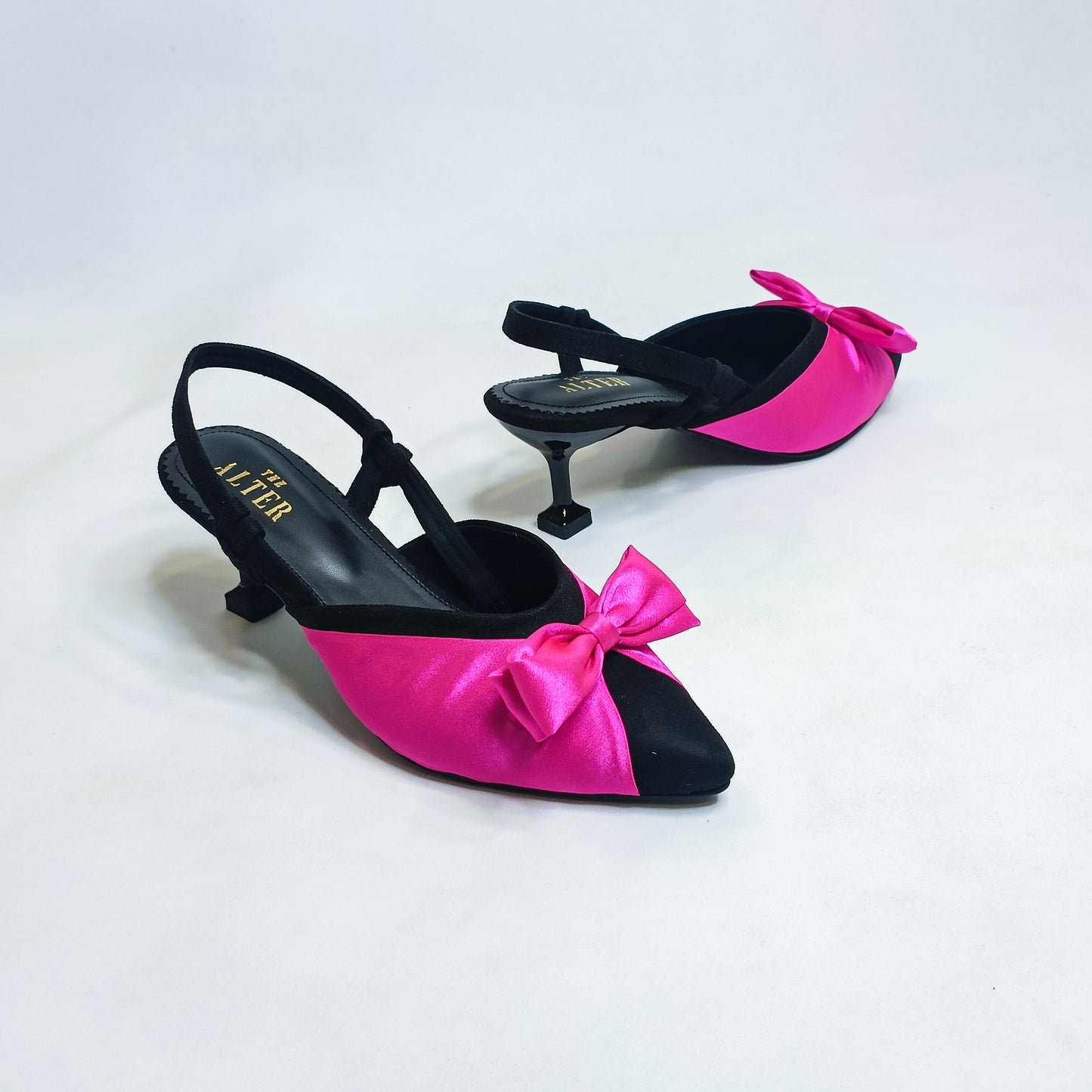 Betsy Satin Bow Pumps