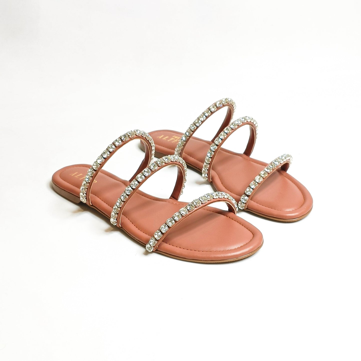 Embellished Strappy Flats