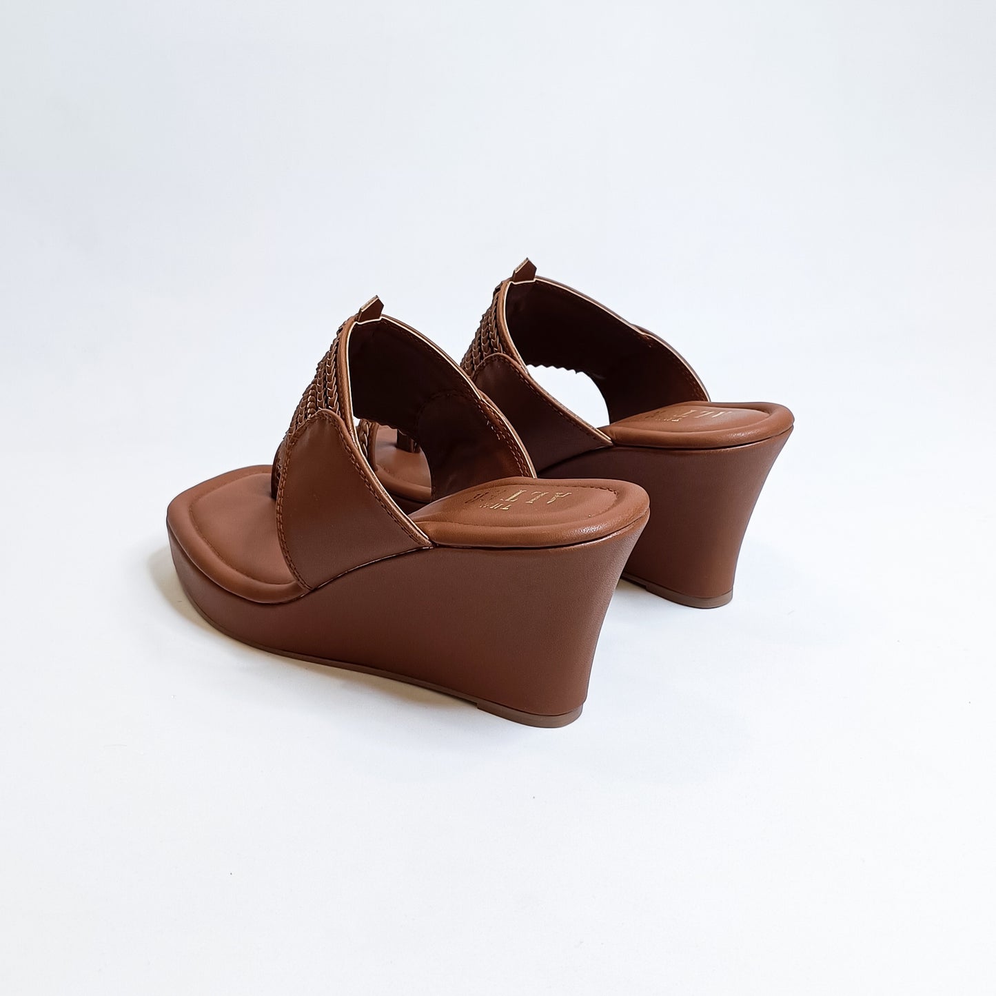 T shaped Light Gold Kohla Wedges