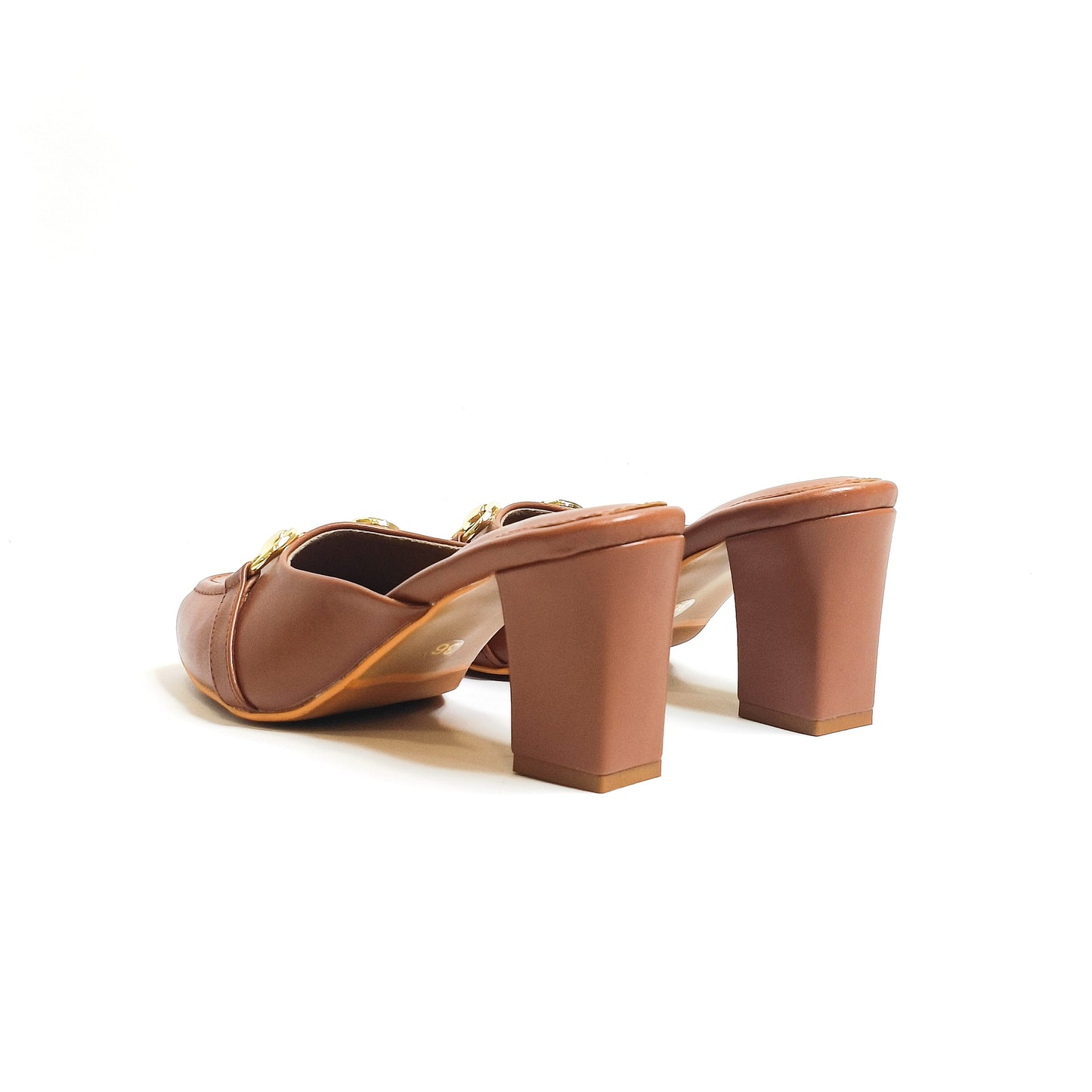 Alexandra Tan Block Heels