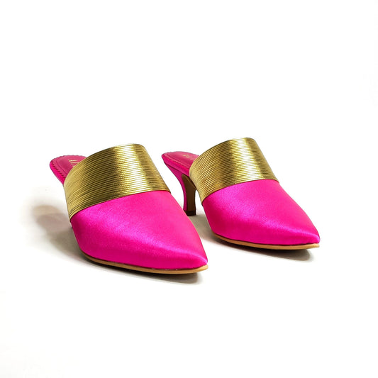 Jane Satin Mules