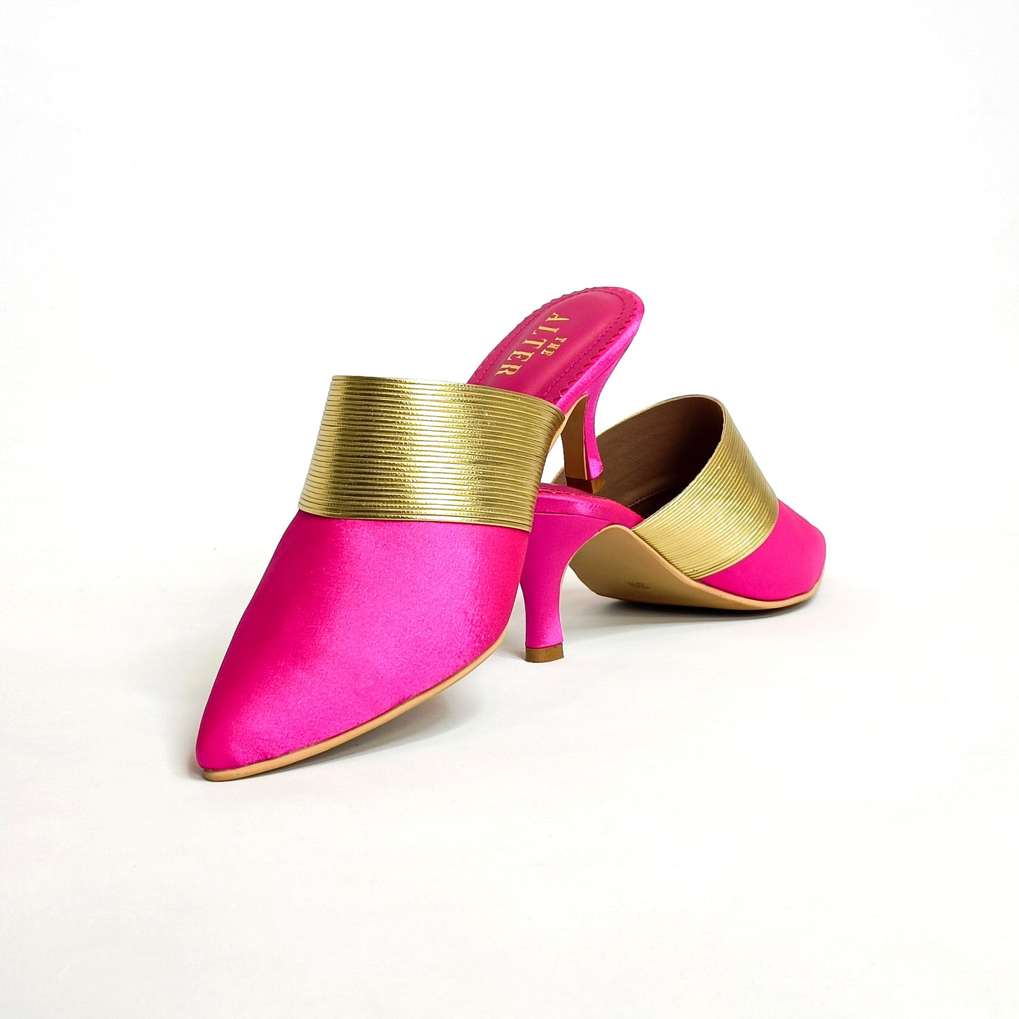 Jane Satin Mules