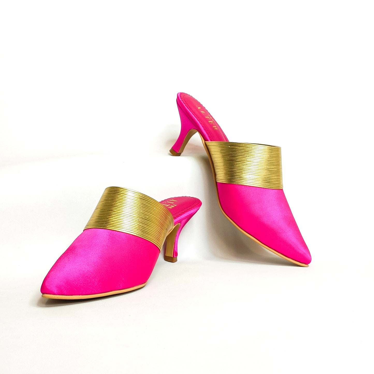 Jane Satin Mules