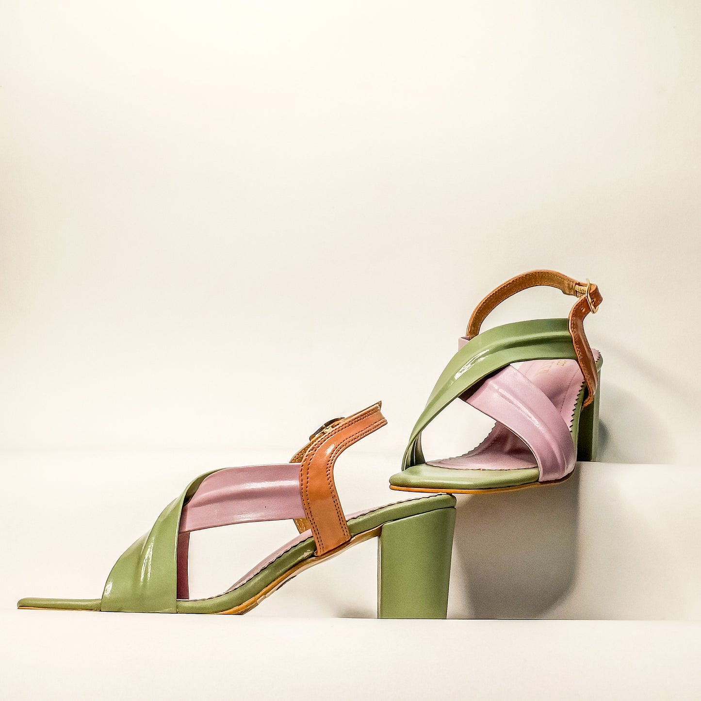 Isabella Colour Block Heels