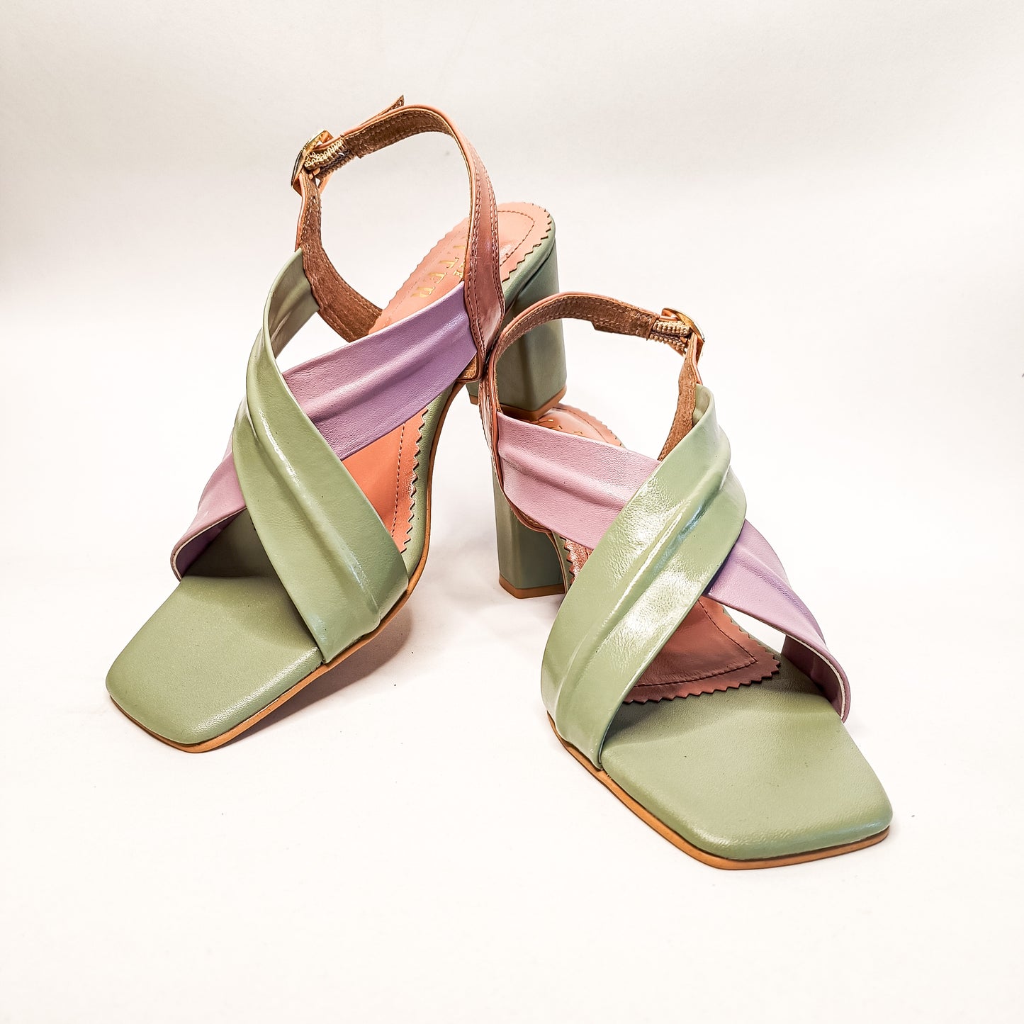 Isabella Colour Block Heels