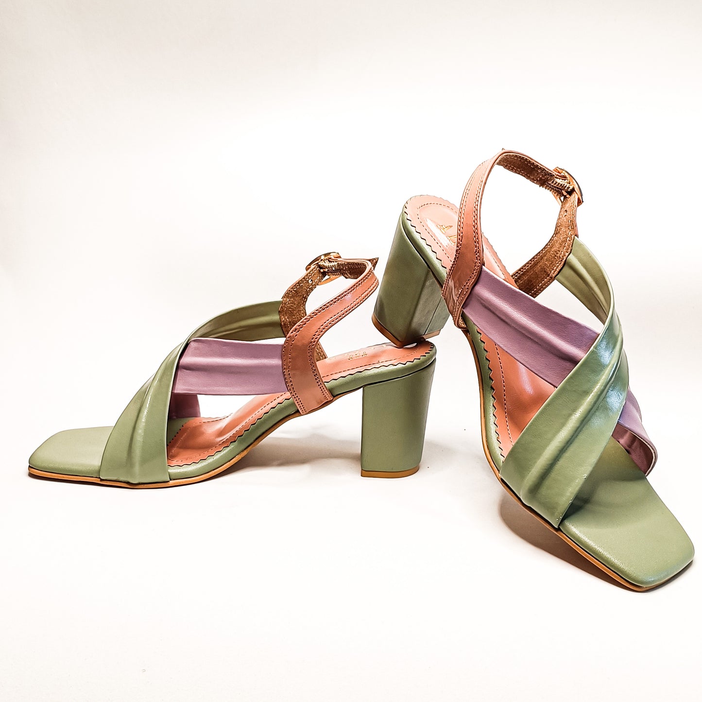 Isabella Colour Block Heels